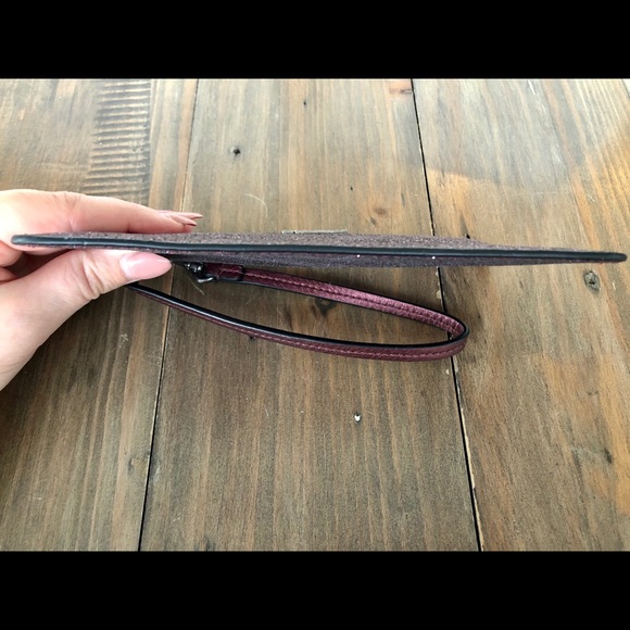 Coach Wristlet in Metallic Cherry - Picture 5 of 9